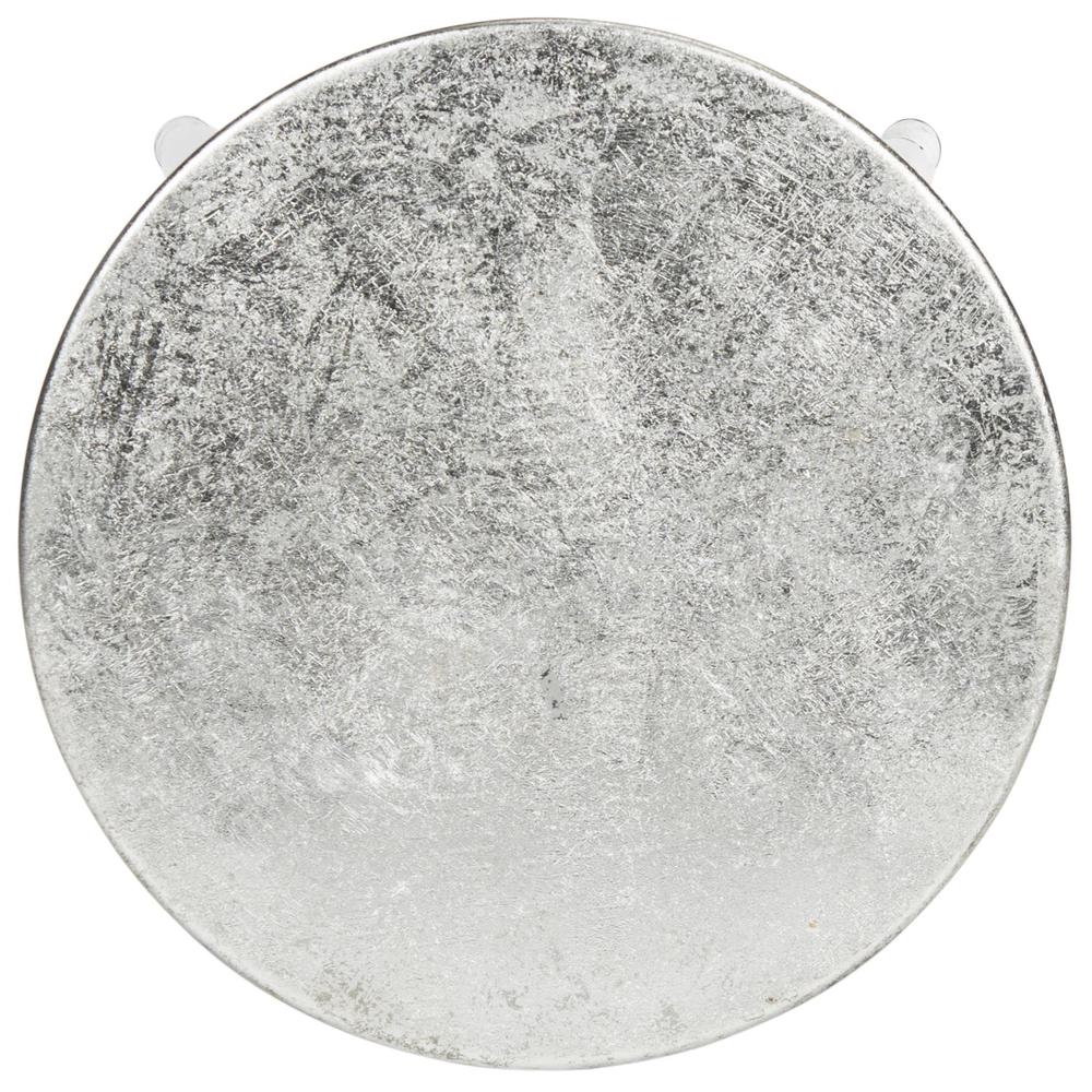 KENZIE 30''H SILVER DIPPED BAR STOOL, FOX3212A. Picture 1
