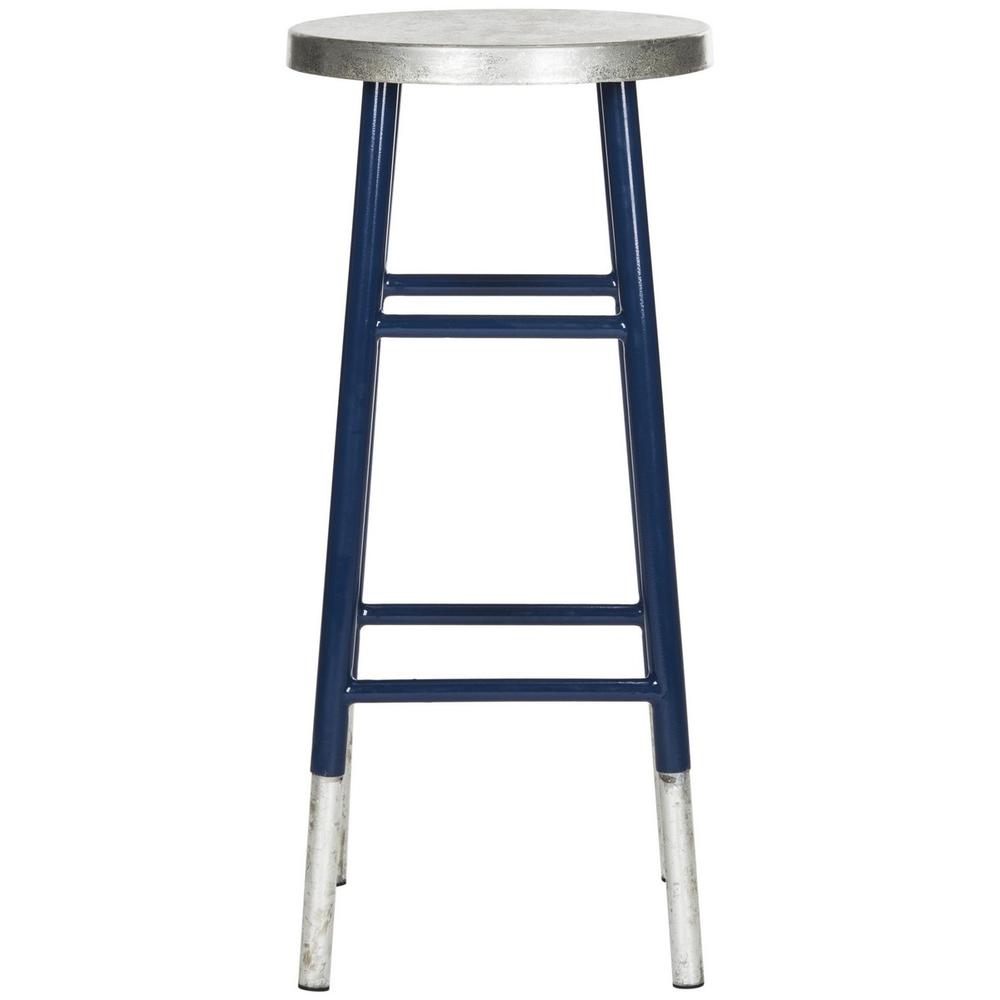 KENZIE 30''H SILVER DIPPED BAR STOOL, FOX3212C. Picture 1