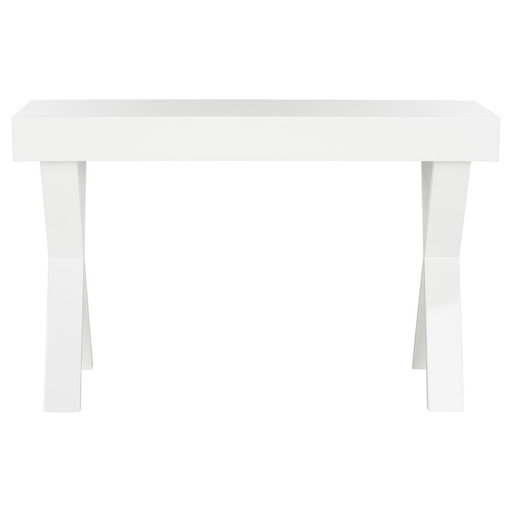 ALESSIA MID CENTURY LACQUER ONE DRAWER VANITY DESK. Picture 2