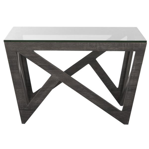 RADLEY MID CENTURY GLASS TOP COFFEE TABLE. Picture 1