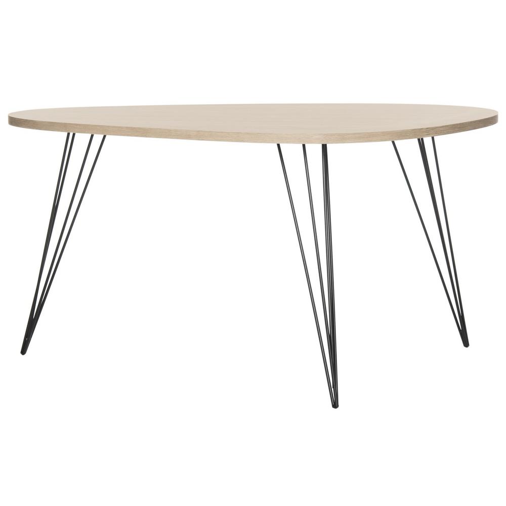 ROCCO RETRO MID CENTURY WOOD COFFEE TABLE, FOX4249A. Picture 1