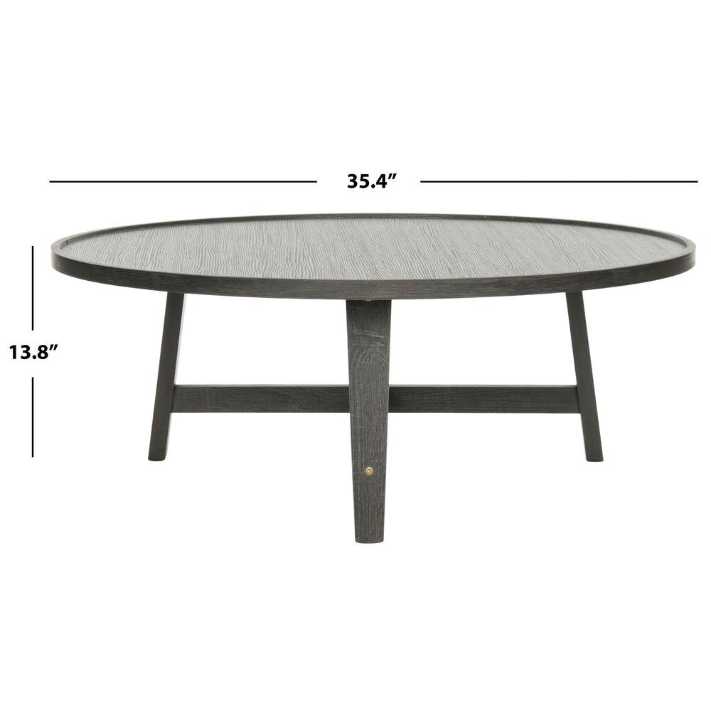 MALONE RETRO MID CENTURY WOOD COFFEE TABLE, FOX4257B. Picture 3