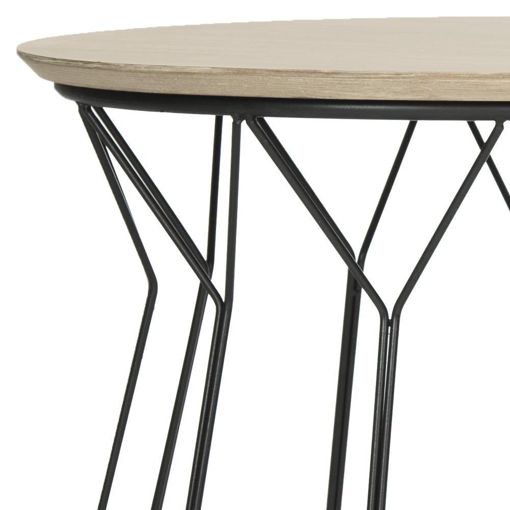 ALCOTT RETRO MID CENTURY WOOD END TABLE. Picture 4