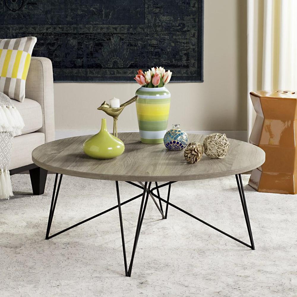 MARIS RETRO MID CENTURY WOOD COFFEE TABLE. Picture 1