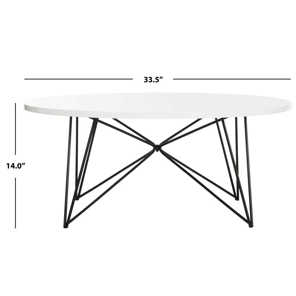 MARIS RETRO MID CENTURY LACQUER COFFEE TABLE. Picture 2
