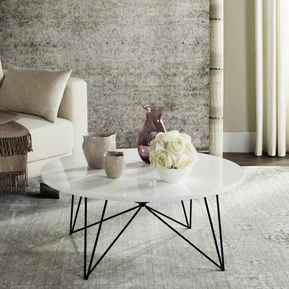 MARIS RETRO MID CENTURY LACQUER COFFEE TABLE. Picture 6