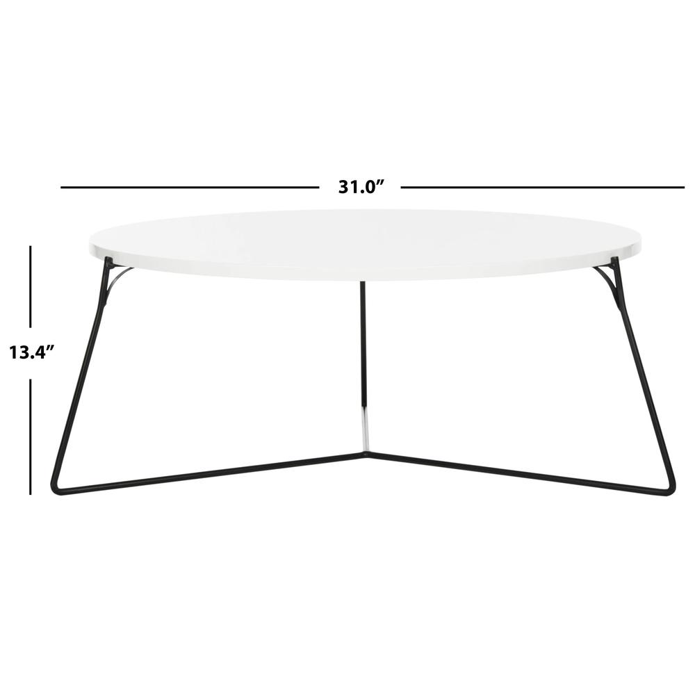 MAE RETRO MID CENTURY LACQUER COFFEE TABLE. Picture 2