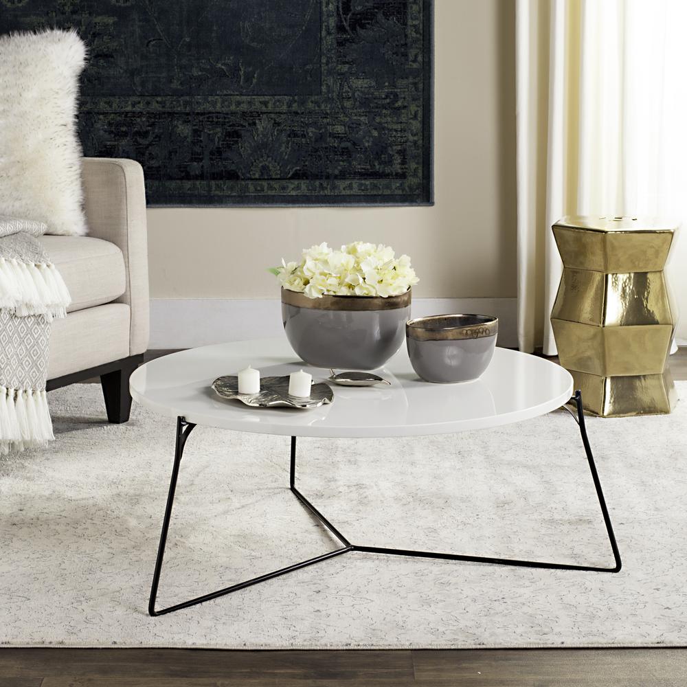 MAE RETRO MID CENTURY LACQUER COFFEE TABLE. Picture 3