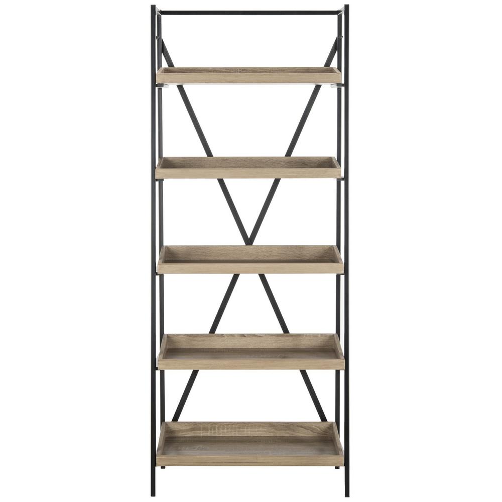 JOEL RETRO MID CENTURY 5 TIER ETAGERE. Picture 1