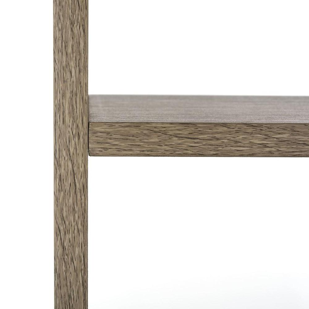 TERRENCE RETRO MID CENTURY WOOD ETAGERE. Picture 1