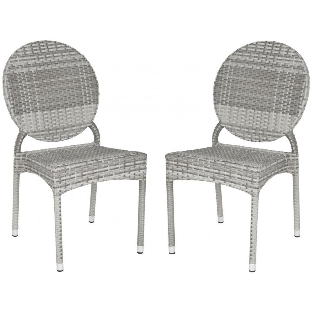 Valdez Indoor-Outdoor French Bistro Stacking Side Chair. Picture 1