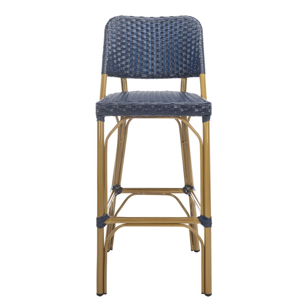 Deltana Bar Stool Navy (Indoor/Outdoor), Navy. Picture 1