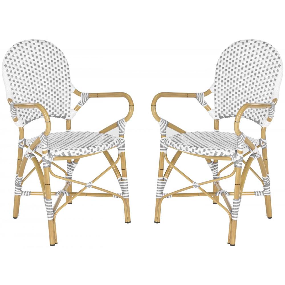 Hooper Indoor-Outdoor Stacking Arm Chair. Picture 1