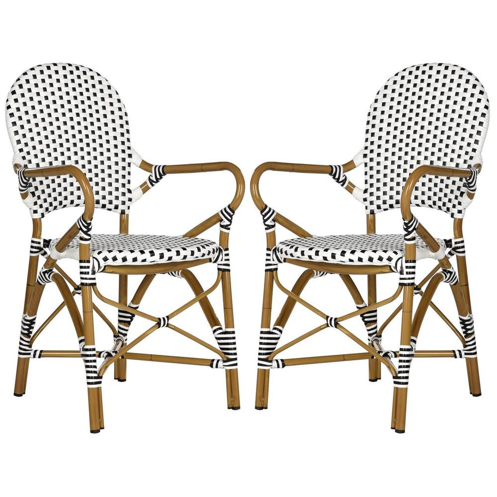Hooper Indoor-Outdoor Stacking Arm Chair. Picture 1