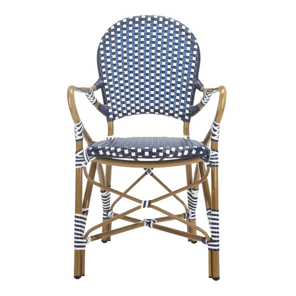 Hooper Indoor-Outdoor Stacking Arm Chair. Picture 1