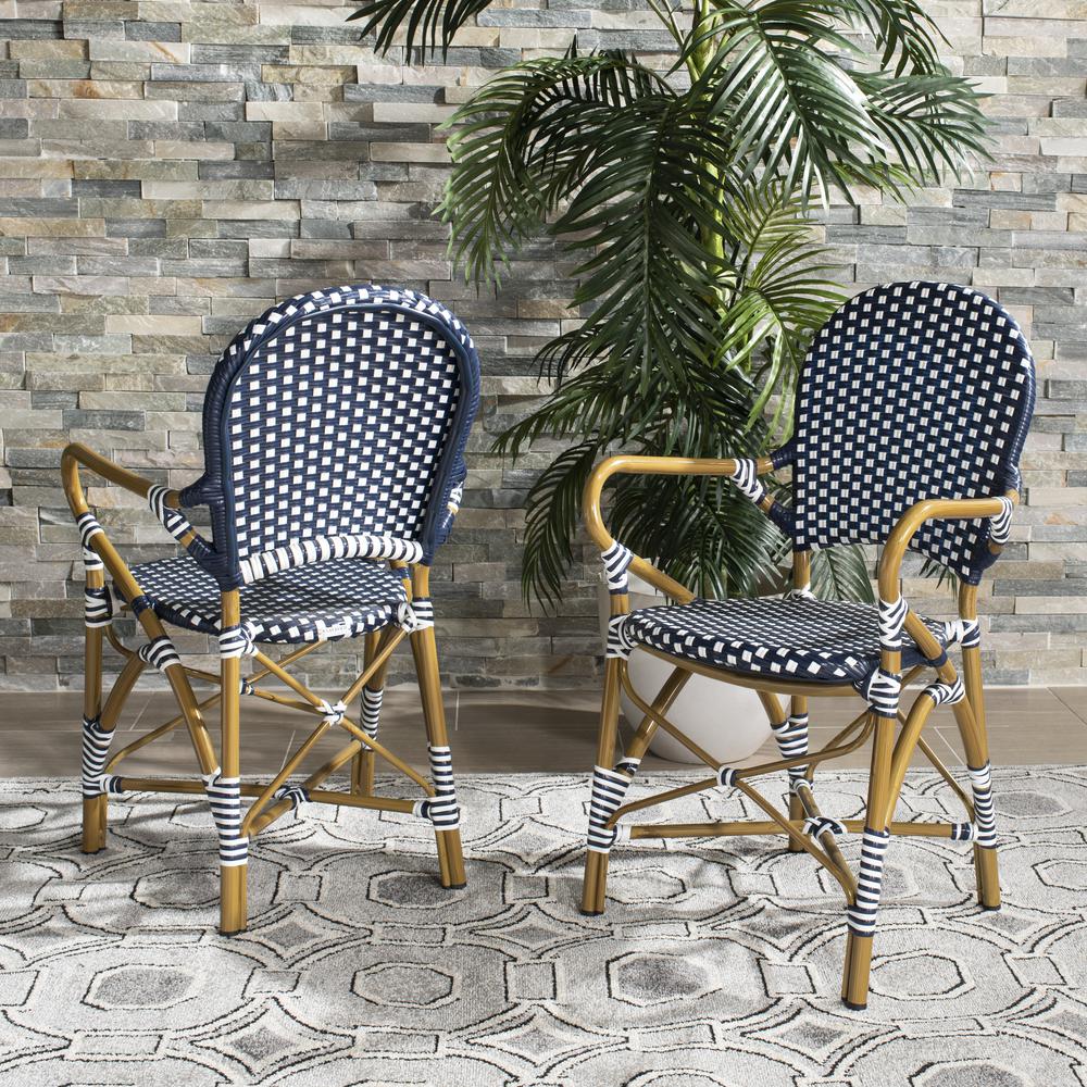 Hooper Indoor-Outdoor Stacking Arm Chair. Picture 9