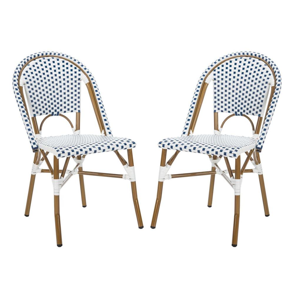 Salcha Indoor-Outdoor French Bistro Stacking Side Chair (Set of 2). Picture 1