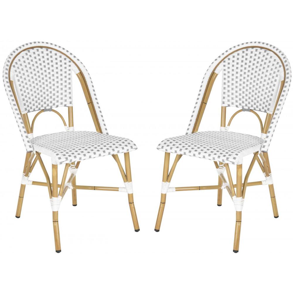 Salcha Indoor-Outdoor French Bistro Stacking Side Chair. Picture 1
