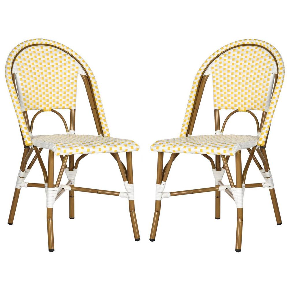 Salcha Indoor-Outdoor French Bistro Stacking Side Chair. Picture 1