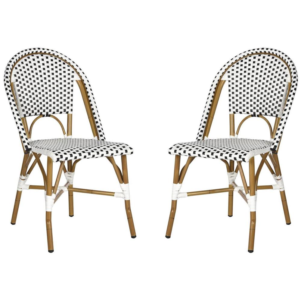 Salcha Indoor-Outdoor French Bistro Stacking Side Chair. Picture 1