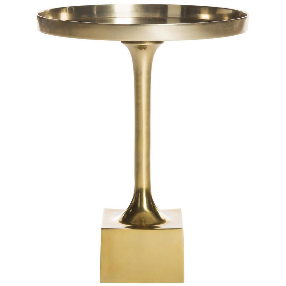 CORVUS ROUND SIDE TABLE. Picture 1