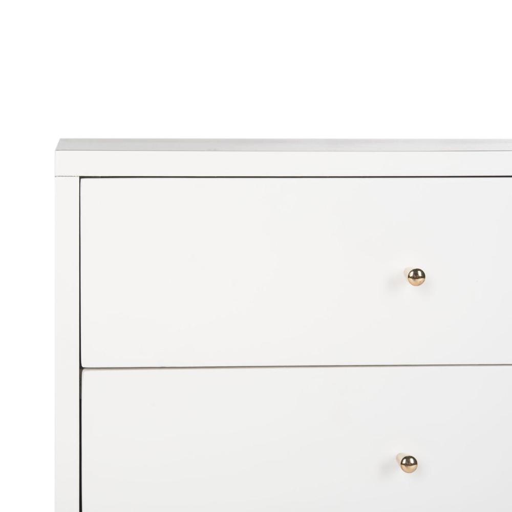 LYLA MID CENTURY RETRO GOLD CAP NIGHTSTAND, FOX6234B. Picture 1
