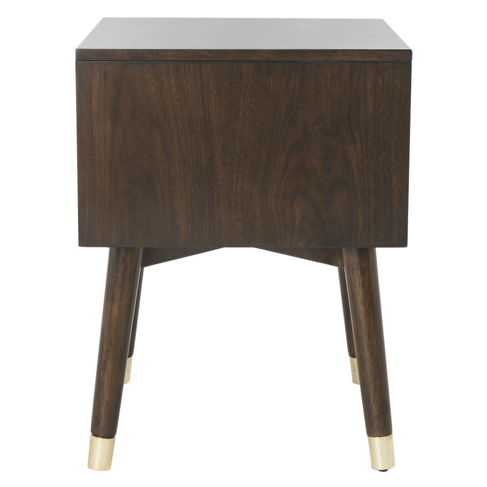 LYLA MID CENTURY RETRO SILVER CAP NIGHTSTAND, FOX6234E. Picture 1