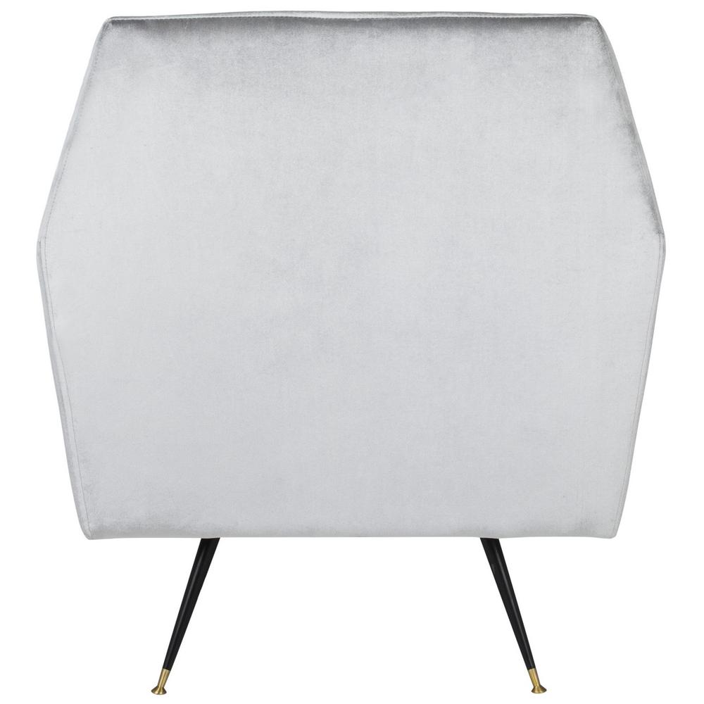 NYNETTE VELVET RETRO MID CENTURY ACCENT CHAIR, FOX6270B. Picture 1