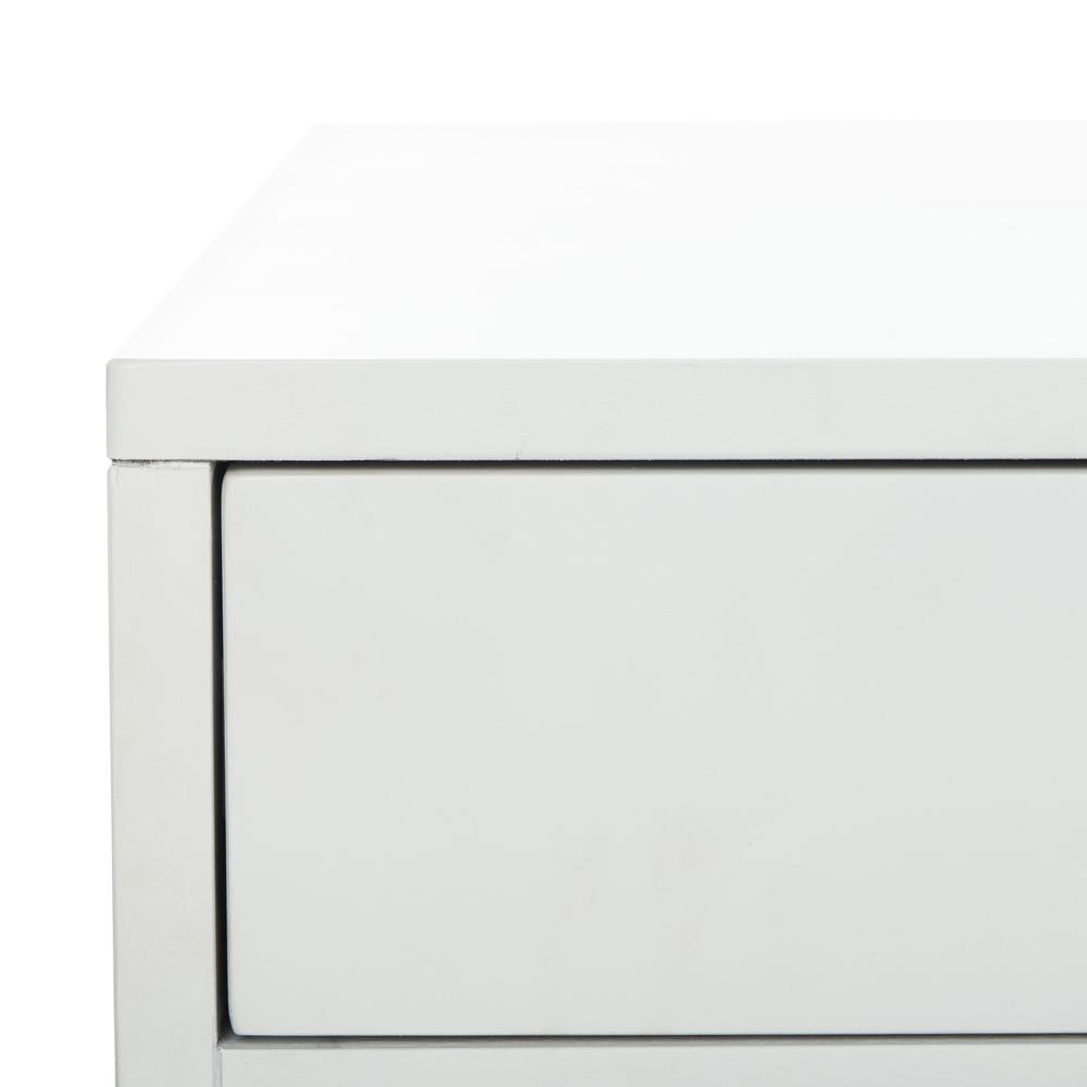 Levinson Gold Cap Coffee Table, White. Picture 5