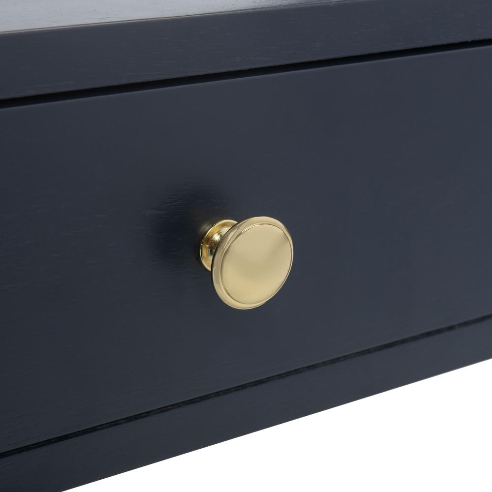 Levinson Gold Cap Coffee Table, Navy. Picture 6
