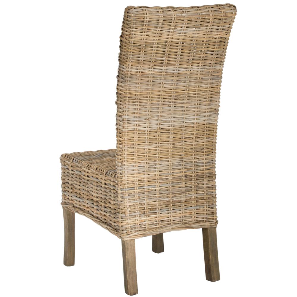 QUAKER 19''H RATTAN  SIDE CHAIR. Picture 1