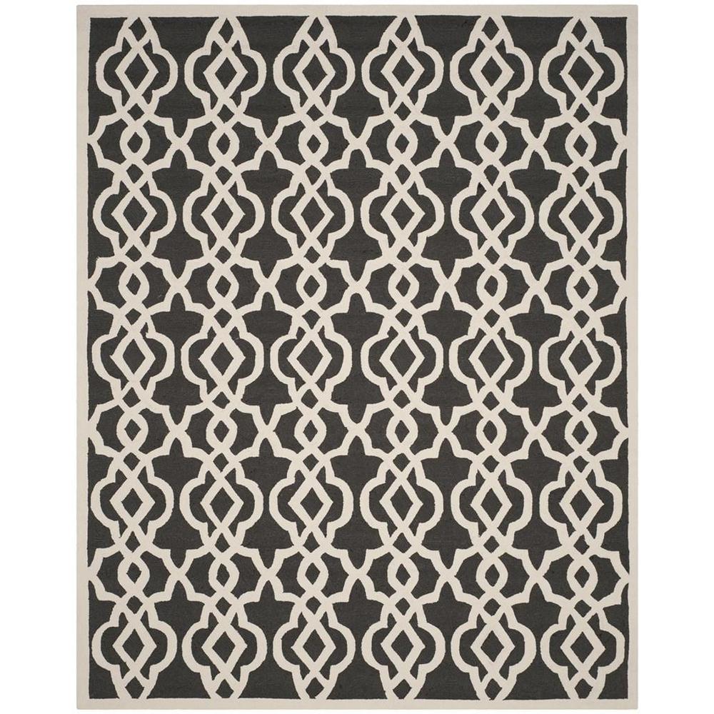 FOUR SEASONS, ANTHRACITE / IVORY, 8' X 10', Area Rug. Picture 1