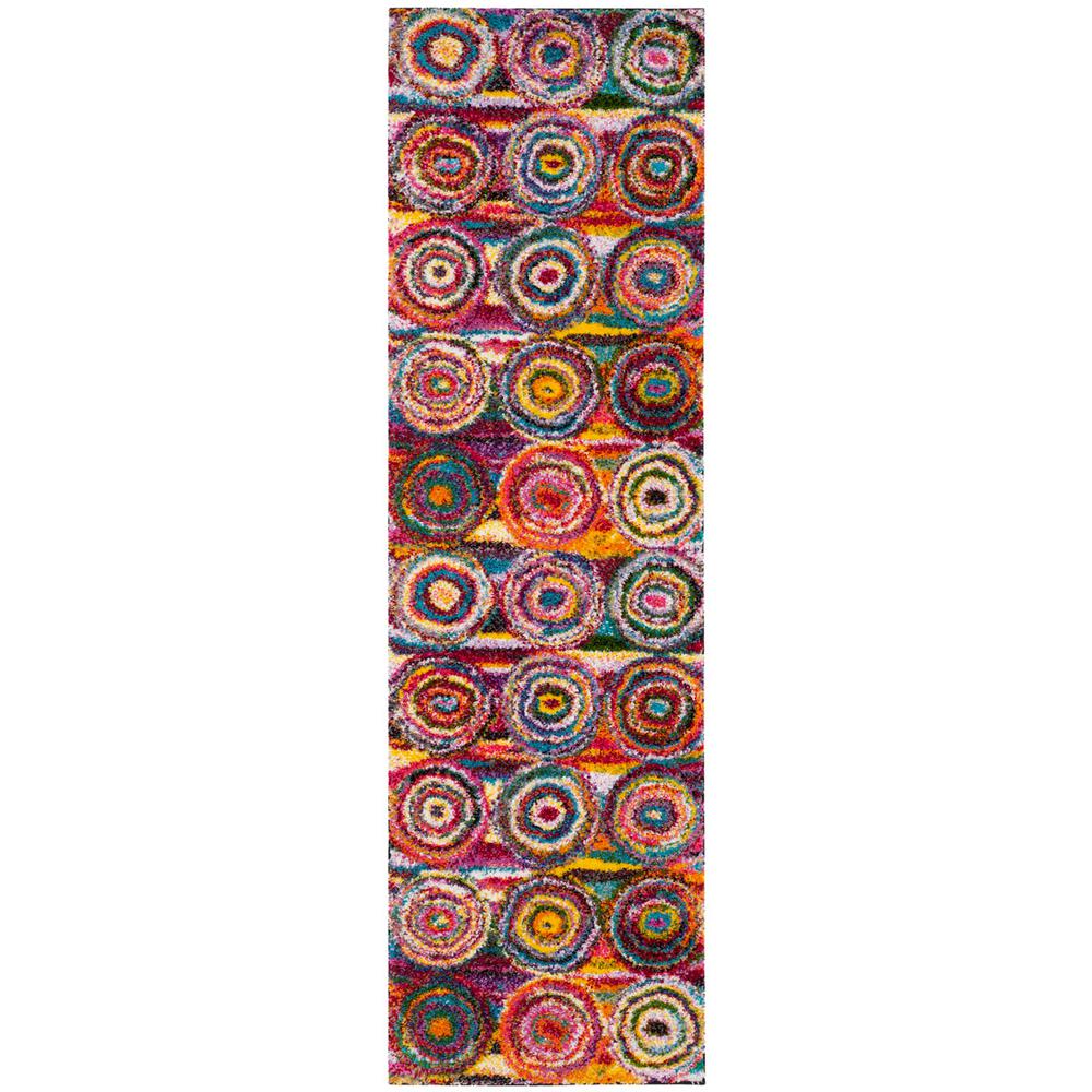 FIESTA SHAG, MULTI, 2'-3" X 6', Area Rug, FSG359M-26. Picture 1