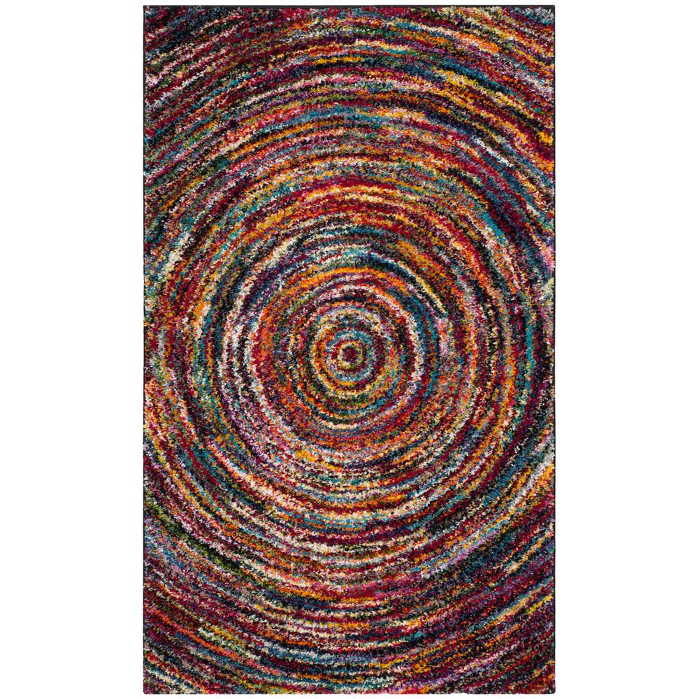 FIESTA SHAG, MULTI, 3' X 5', Area Rug, FSG360M-3. Picture 1