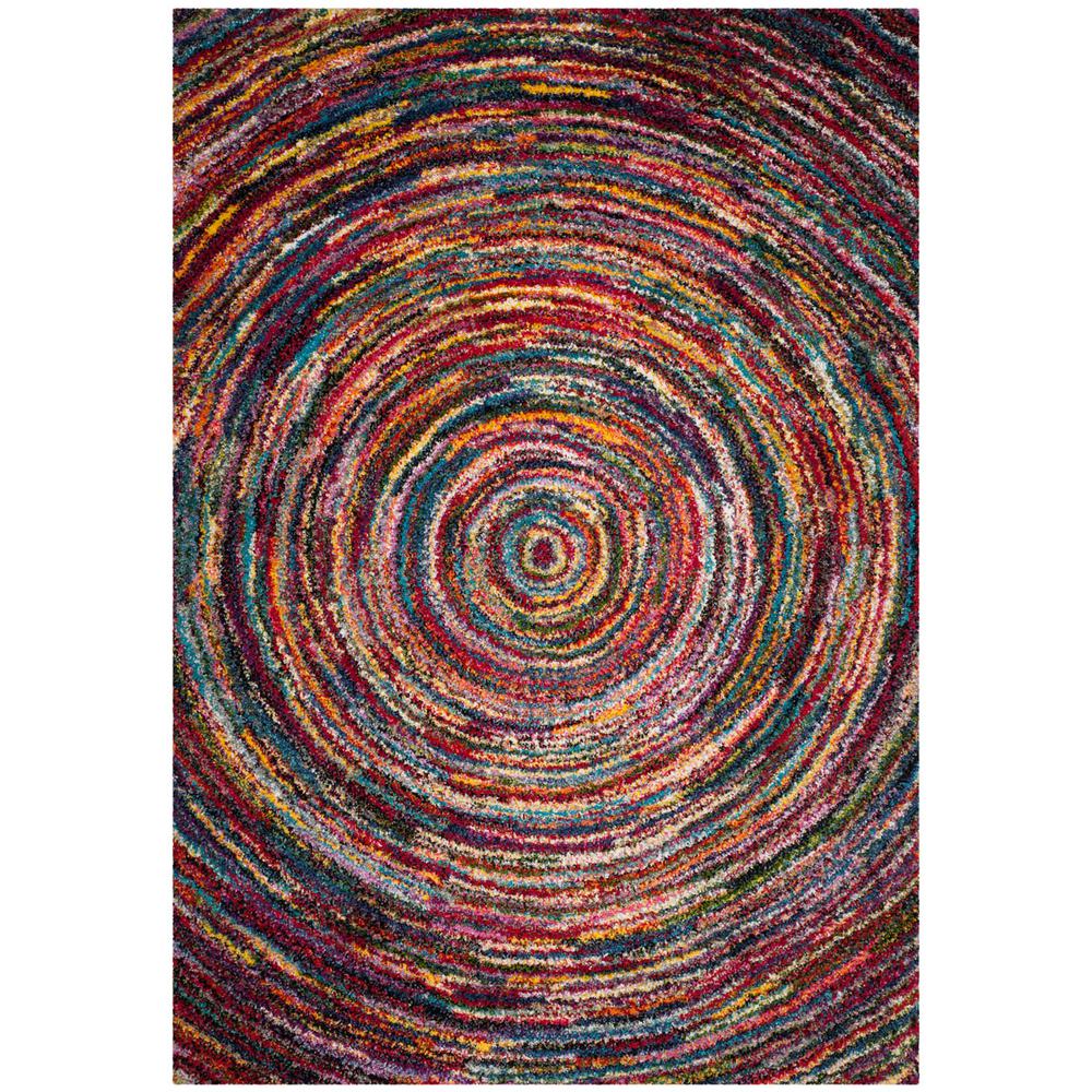 FIESTA SHAG, MULTI, 5'-1" X 7'-6", Area Rug, FSG360M-5. Picture 1