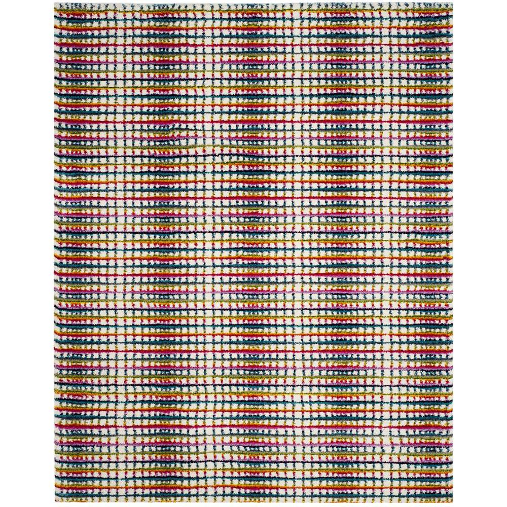 FIESTA SHAG, CREAM / MULTI, 8' X 10', Area Rug, FSG362A-8. Picture 1