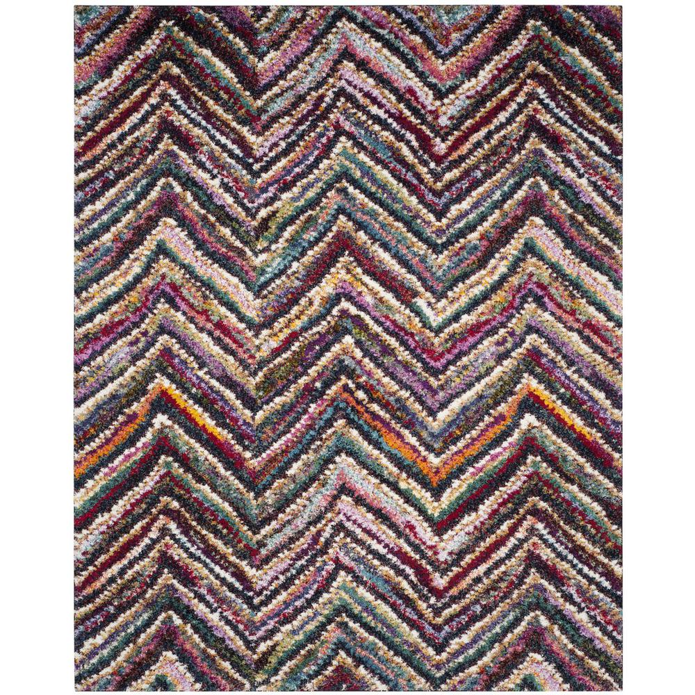 FIESTA SHAG, MULTI, 8' X 10', Area Rug, FSG363M-8. Picture 1
