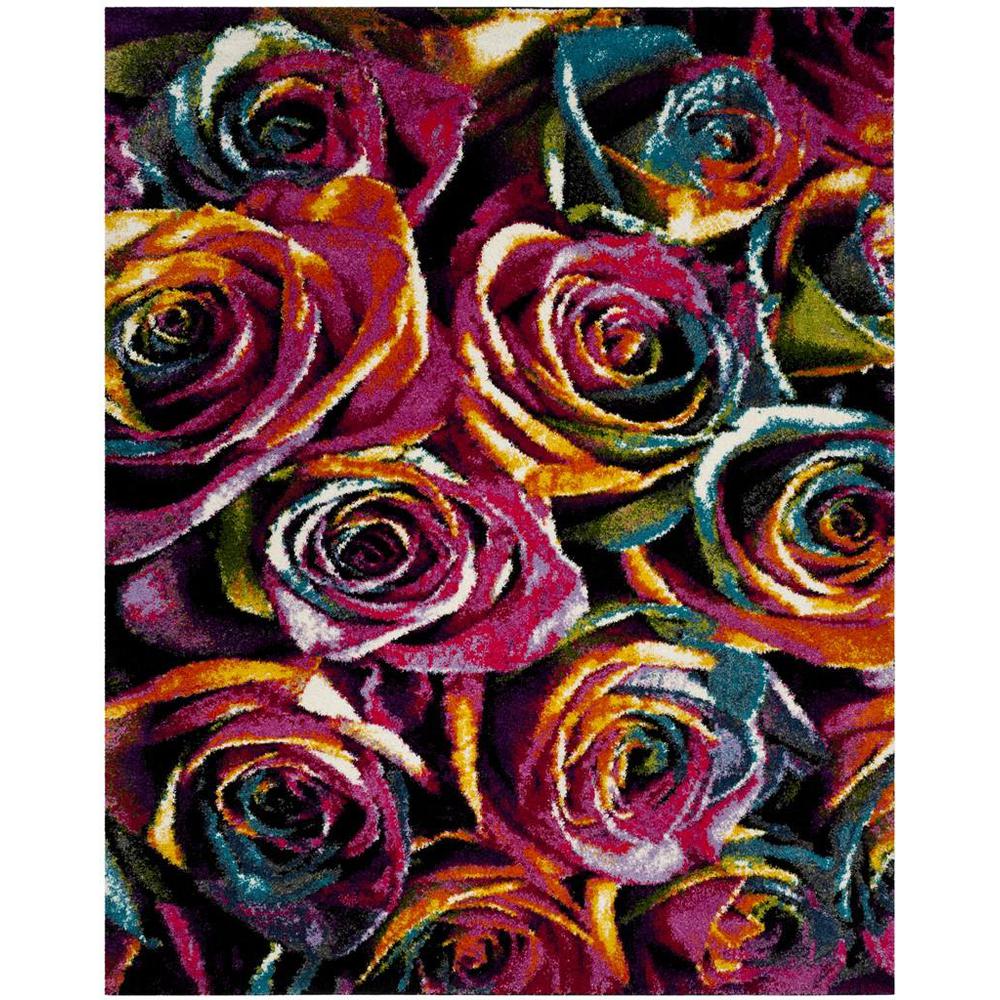 FIESTA SHAG, FUCHSIA / MULTI, 8' X 10', Area Rug, FSG366B-8. Picture 1