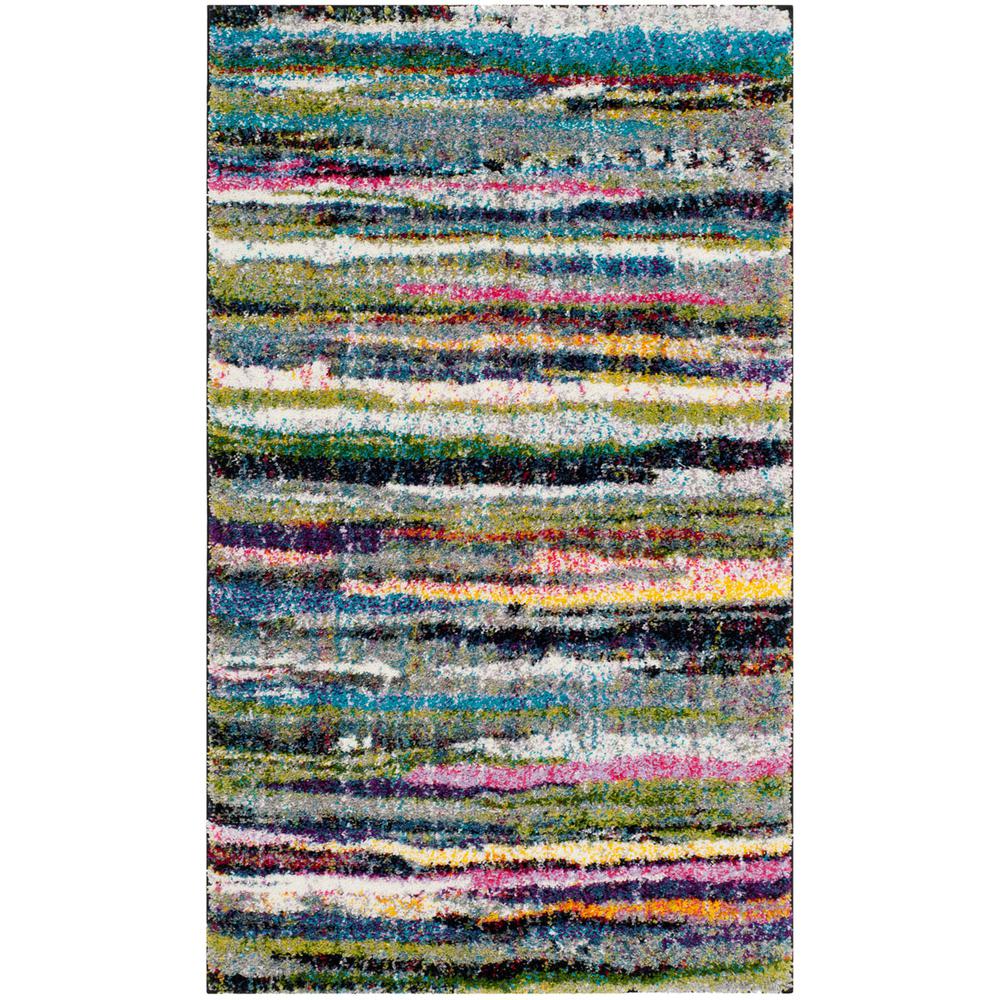 FIESTA SHAG, MULTI, 3' X 5', Area Rug, FSG367M-3. Picture 1