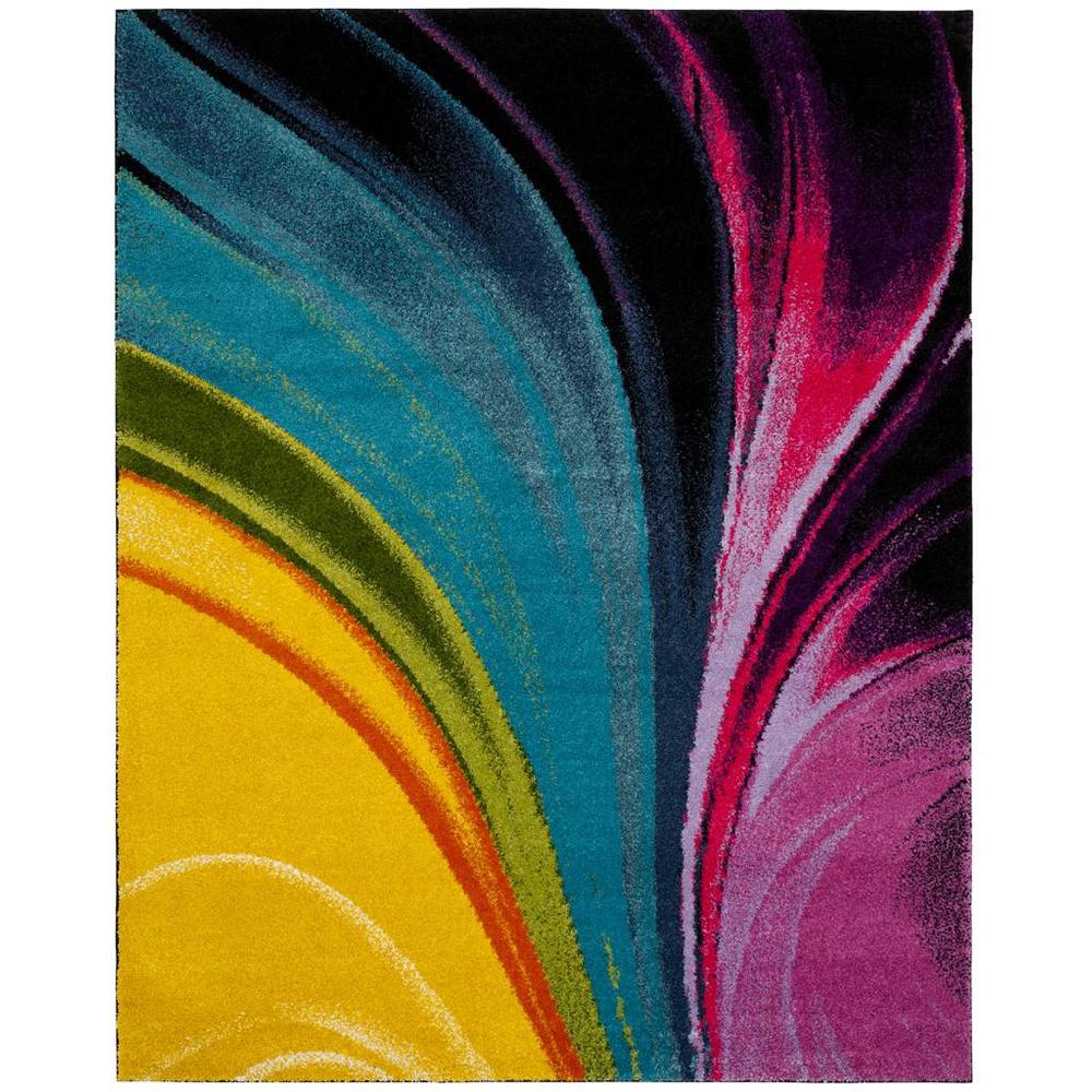 FIESTA SHAG, MULTI, 8' X 10', Area Rug, FSG372M-8. Picture 1
