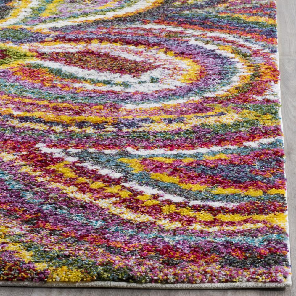 FIESTA SHAG, MULTI, 4' X 6', Area Rug, FSG383M-4. Picture 1