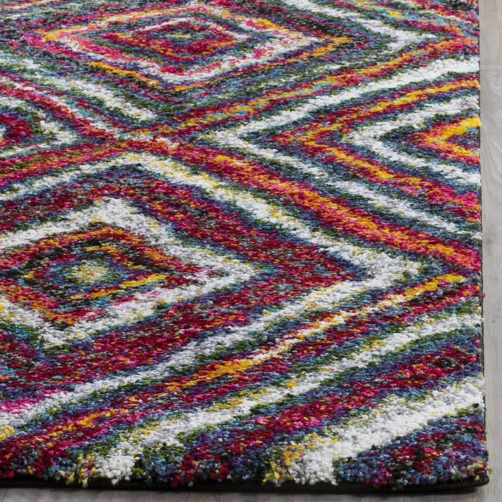 FIESTA SHAG, MULTI, 4' X 6', Area Rug, FSG384M-4. Picture 1
