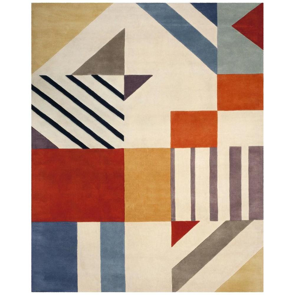 FIFTH AVENUE, IVORY / MULTI, 8' X 10', Area Rug, FTV120A-8. Picture 1