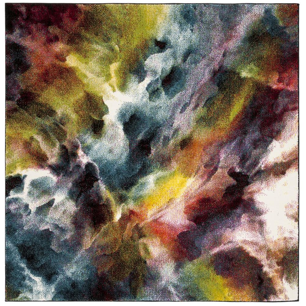 GALAXY, MULTI, 5'-3" X 5'-3" Square, Area Rug. Picture 1