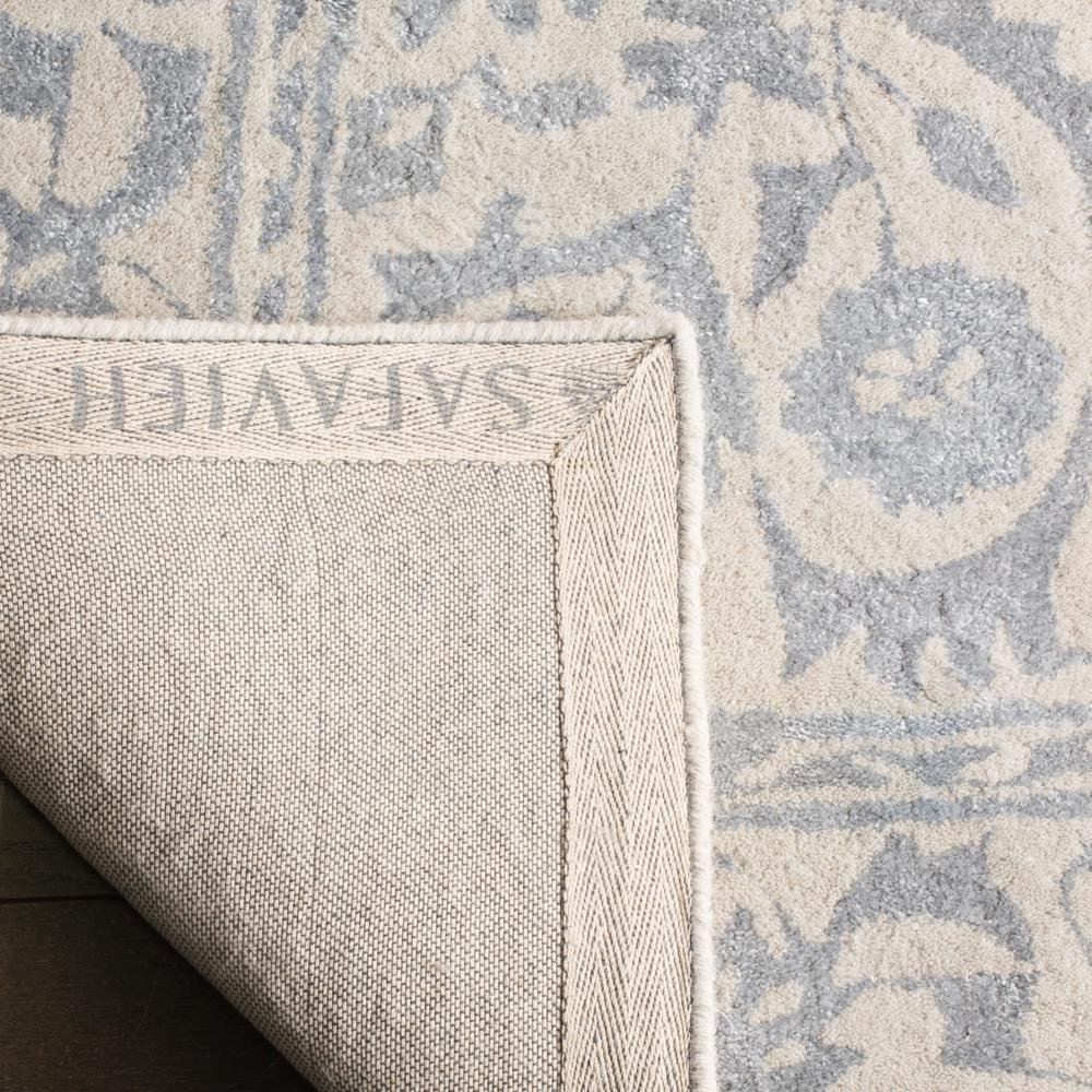 GLAMOUR, SILVER / IVORY, 5' X 8', Area Rug, GLM515A-5. Picture 3