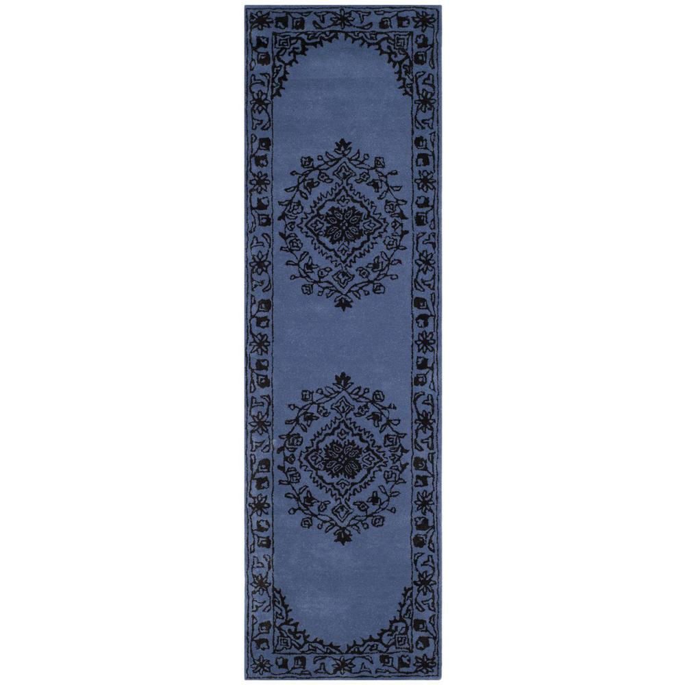 GLAMOUR, PURPLE, 2'-3" X 8', Area Rug. Picture 1