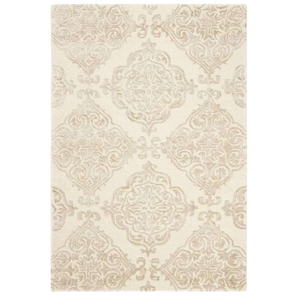 GLAMOUR, IVORY / BEIGE, 4' X 6', Area Rug. Picture 1