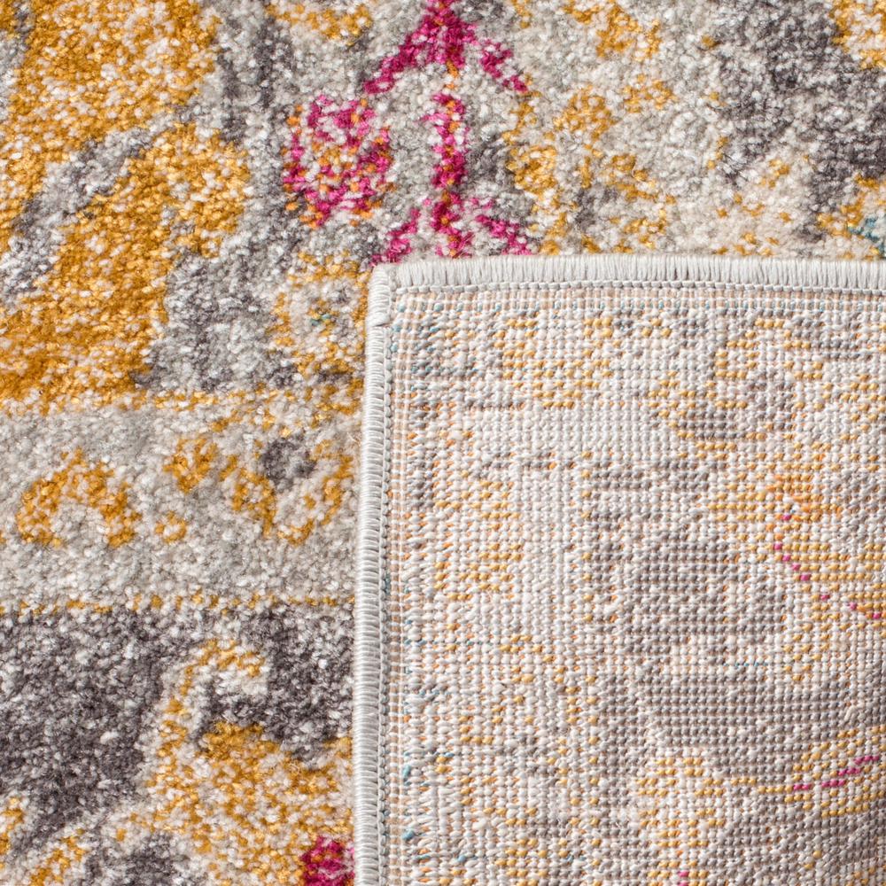 GRANADA, LIGHT GREY / MULTI, 5'-1" X 7'-6", Area Rug. Picture 2