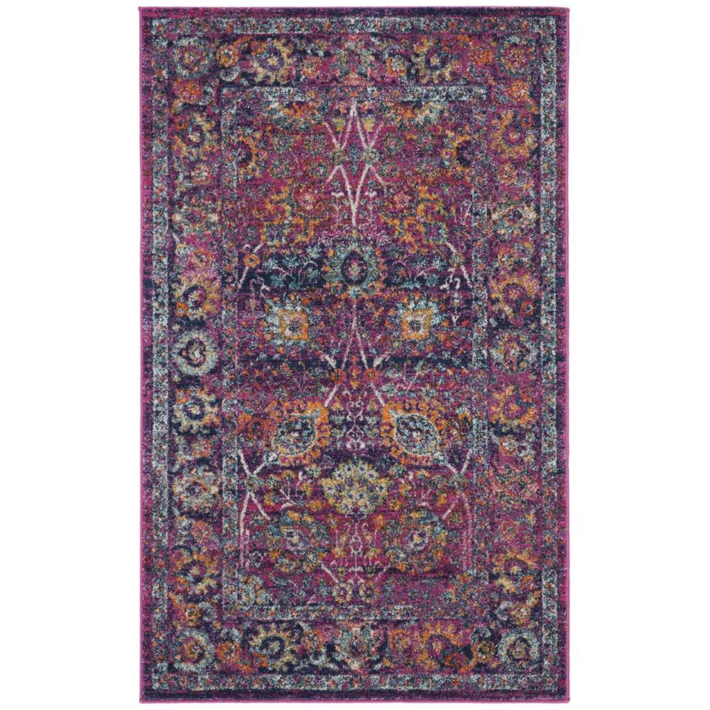 GRANADA, FUCHSIA / MULTI, 3' X 5', Area Rug. Picture 1