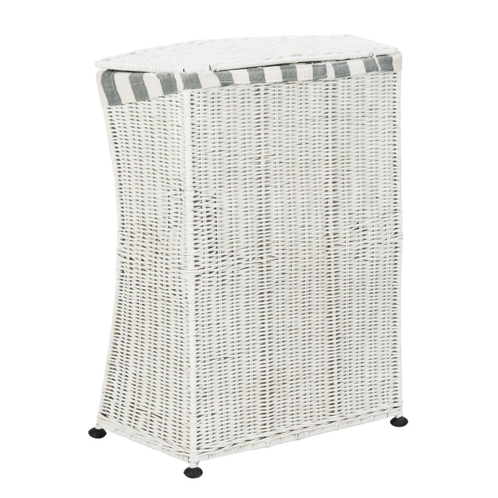 TROTTER RATTAN LAUNDRY BASKET. Picture 1